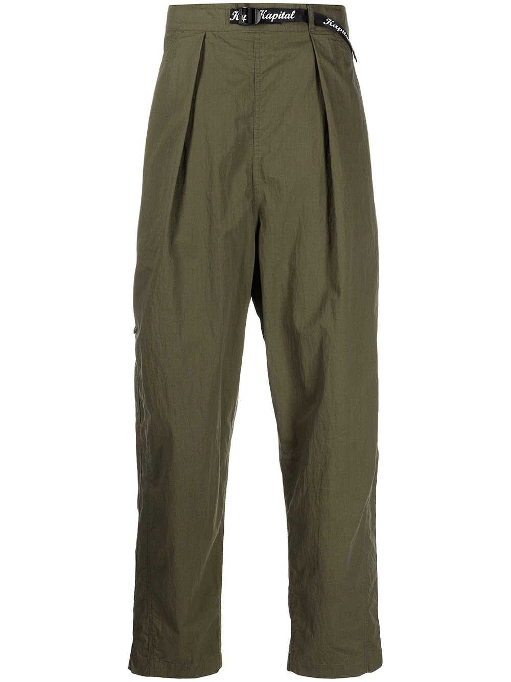 Ripstop side button fastening trousers - 1