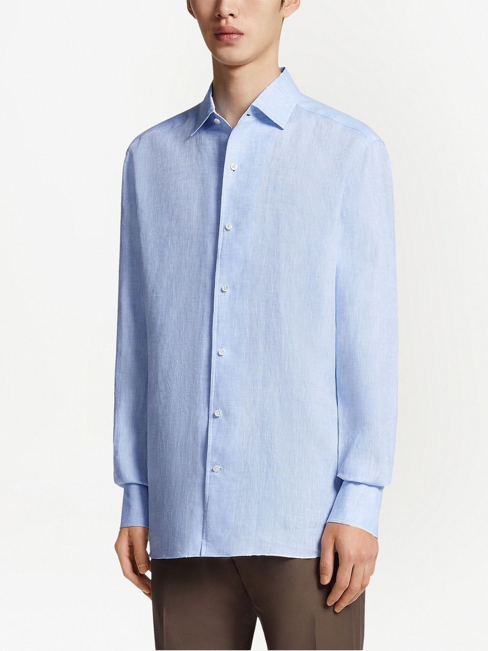 Pure Linen long-sleeve shirt - 2