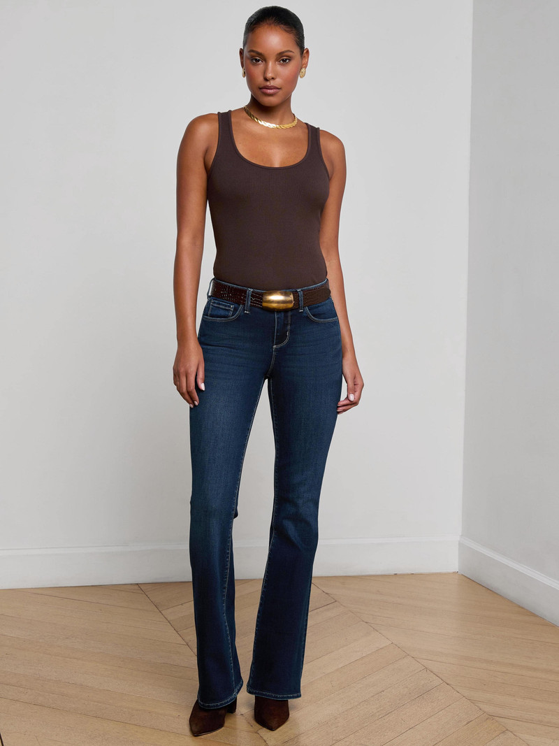 L'AGENCE Cara Low-Rise Bootcut Jean outlook