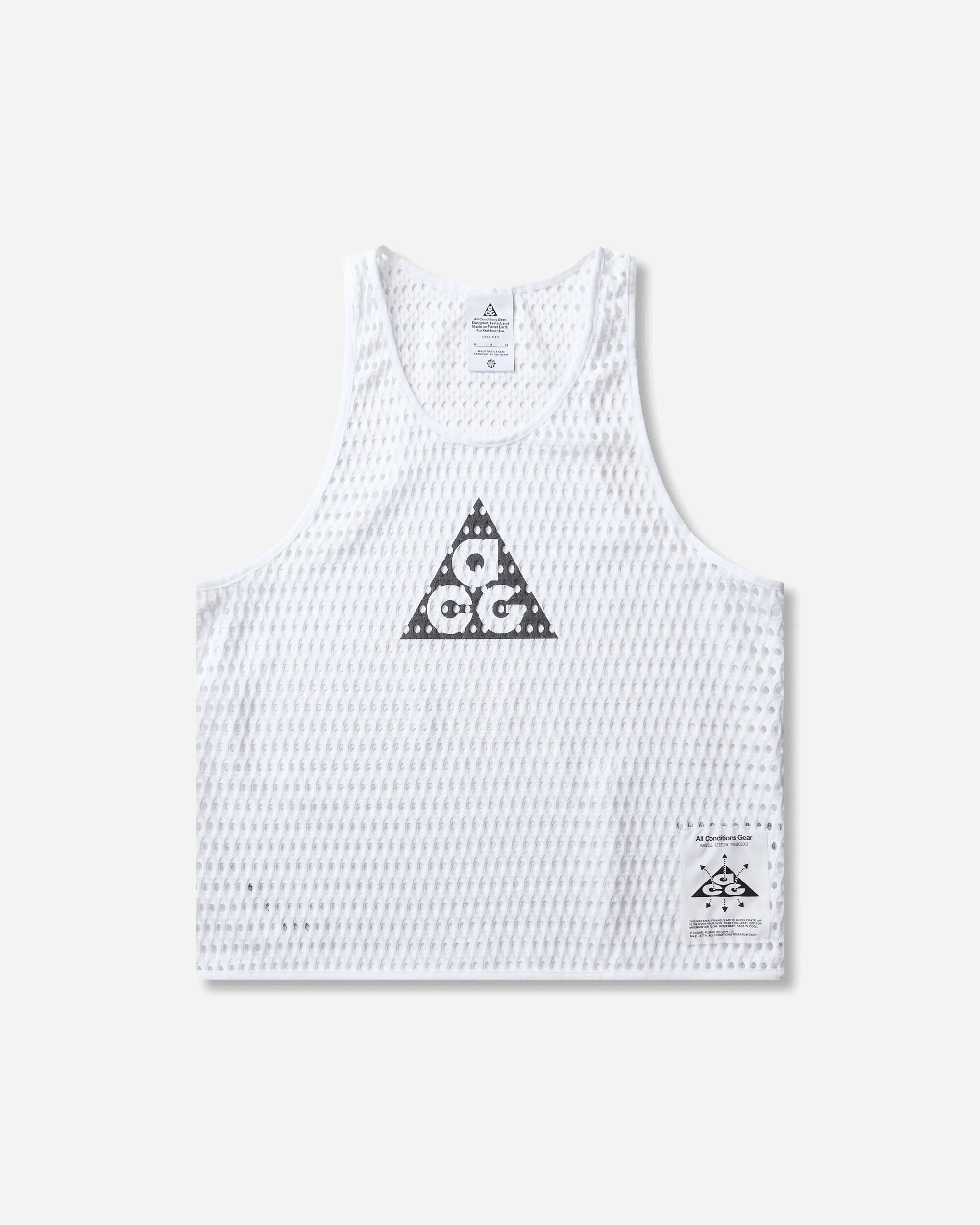 Men's ACG Radical AirFlow Dri-FIT Trail Running Tank Top White - 1