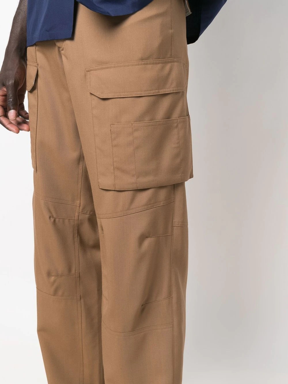 mid-rise straight-leg trousers - 5