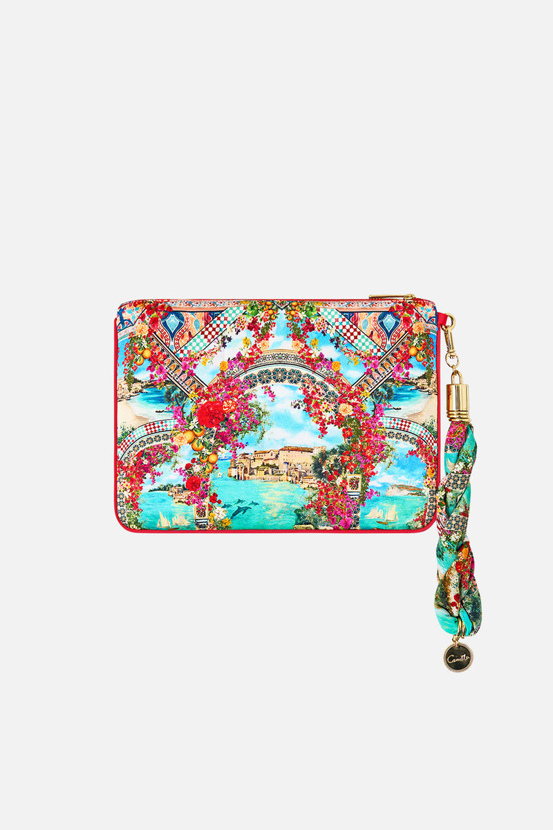 CAMILLA SCARF CLUTCH outlook