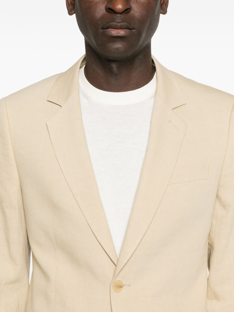 button linen suit jacket 5
