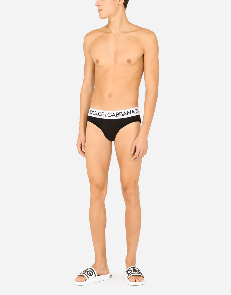 Mid-rise briefs in two-way stretch cotton - 2