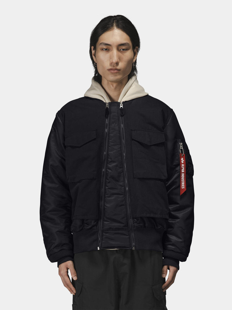 ALPHA INDUSTRIES MA-1 MIXED COTTON FLIGHT JACKET outlook