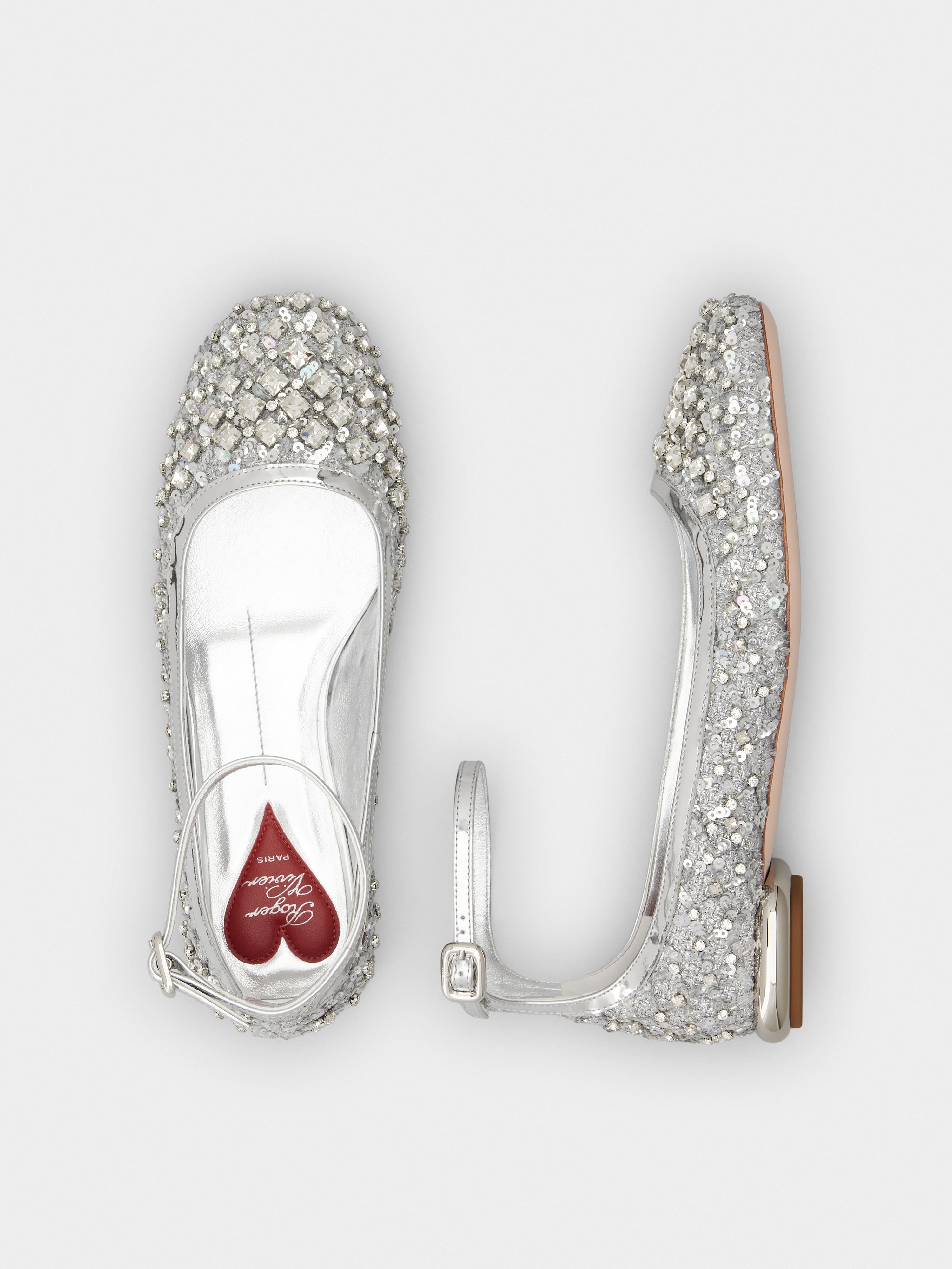 Viv' Podium Ballerinas in sequins - 4