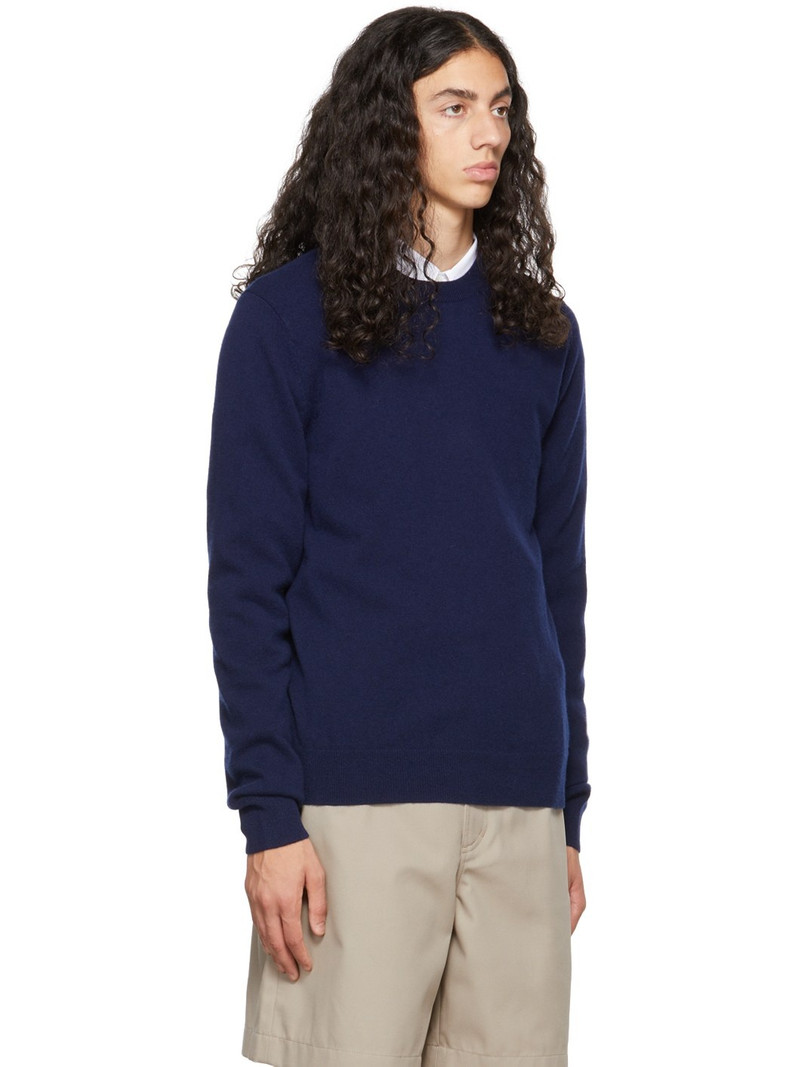 Navy Wool Sweater 2