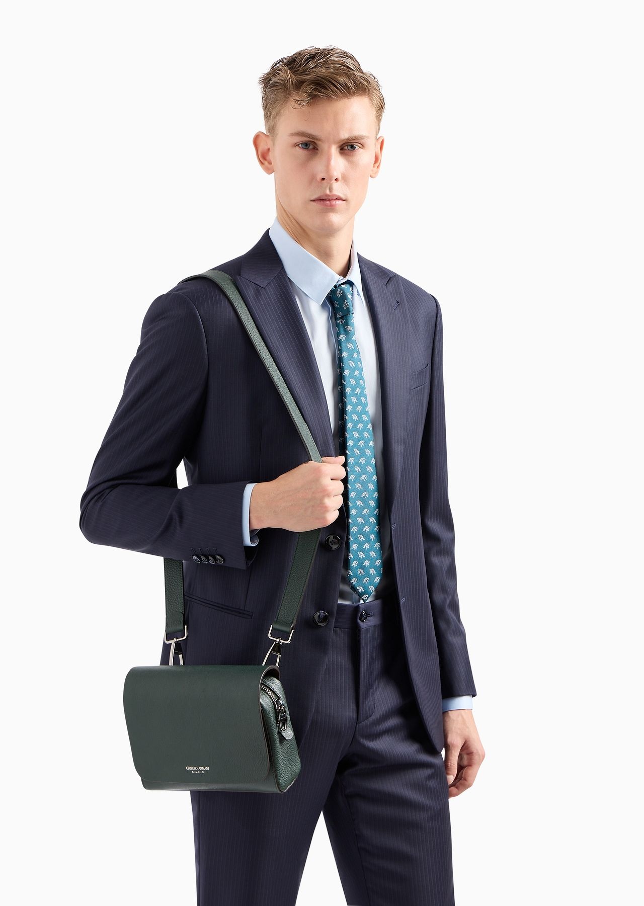 Small leather crossbody bag - 7