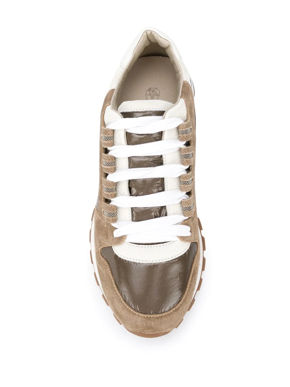 lace-up low-top sneakers  - 4