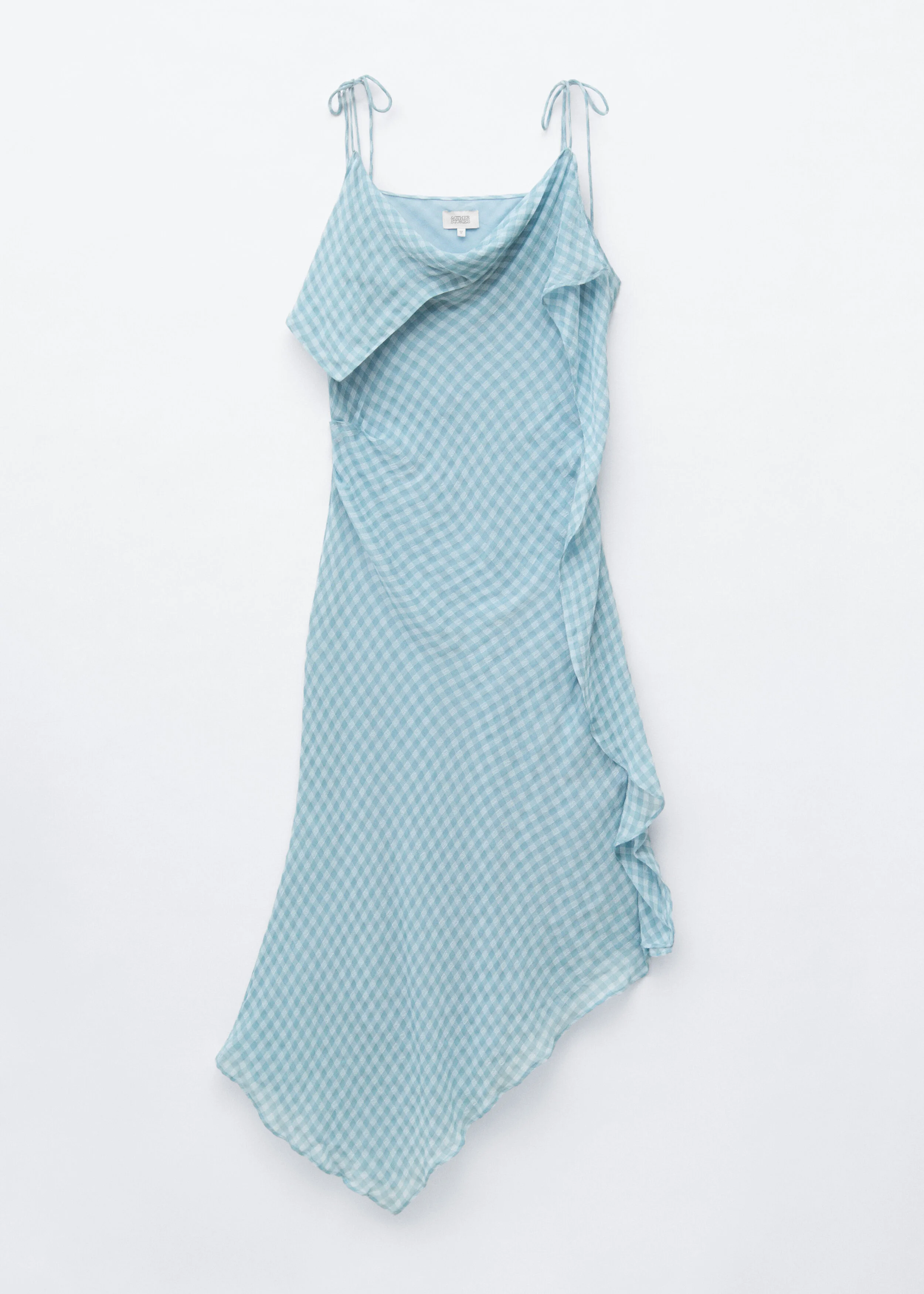 Draped Midi Dress - 1