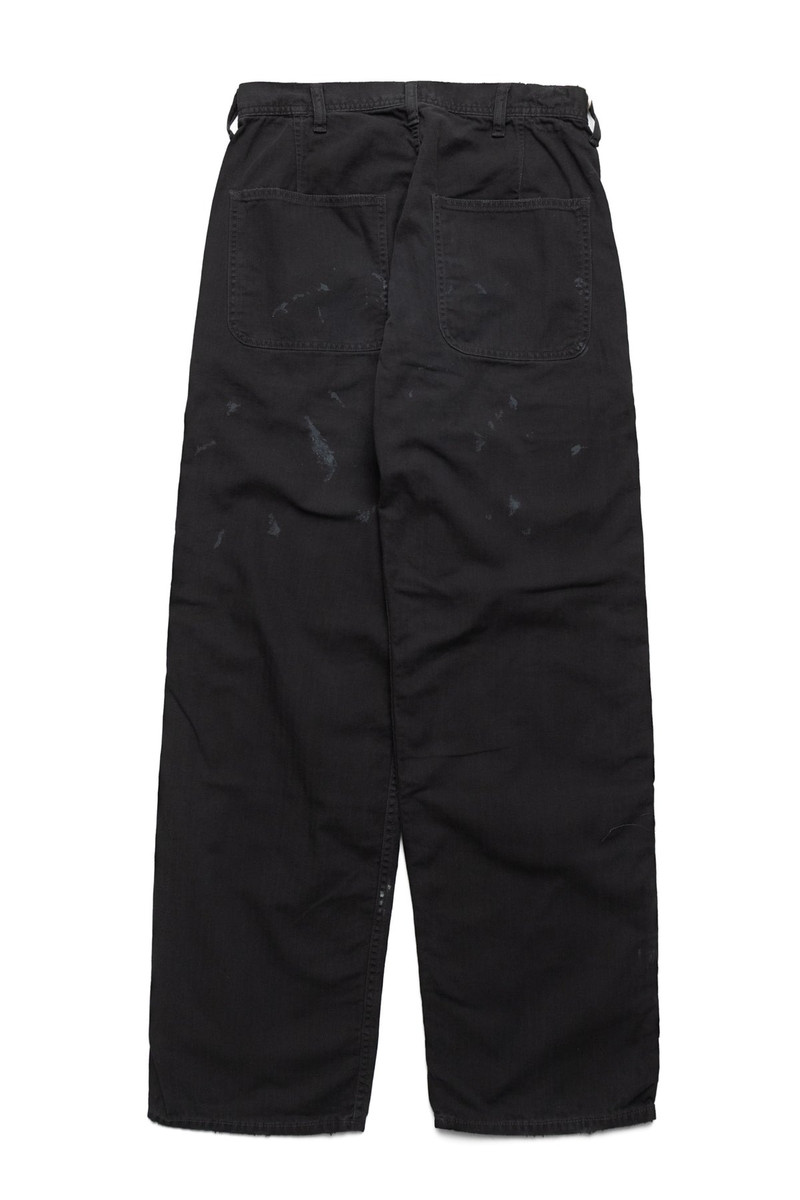 FULLCOUNT USN Herringbone Seamen's Trousers - VE Black outlook