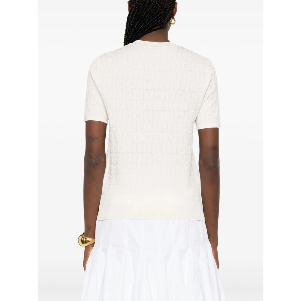 Fendi White Tops - T-Shirts & Jerseys Women - 5