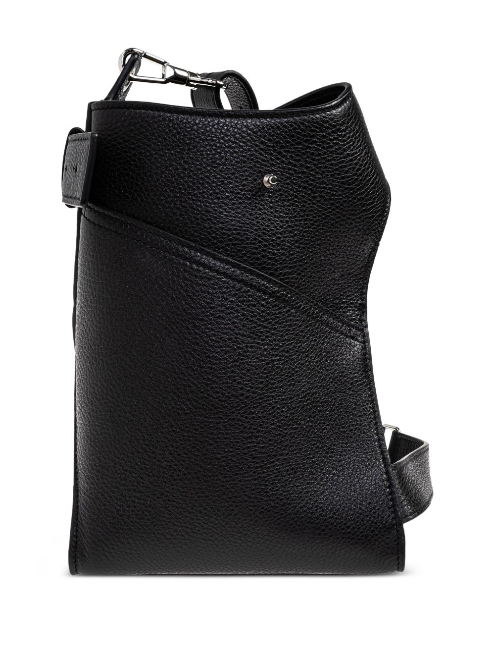 small leather belted messenger bag - 3