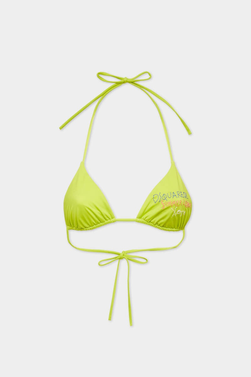 SUMMER LOVERS TRIANGLE BIKINI TOP 1