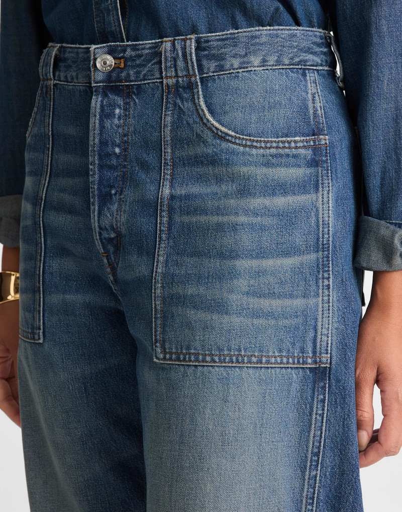 The Curvy Darted Barrel-Leg Jean 6