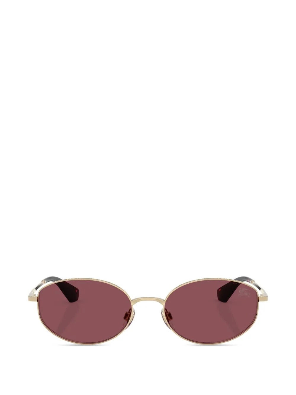 oval-frame sunglasses - 1