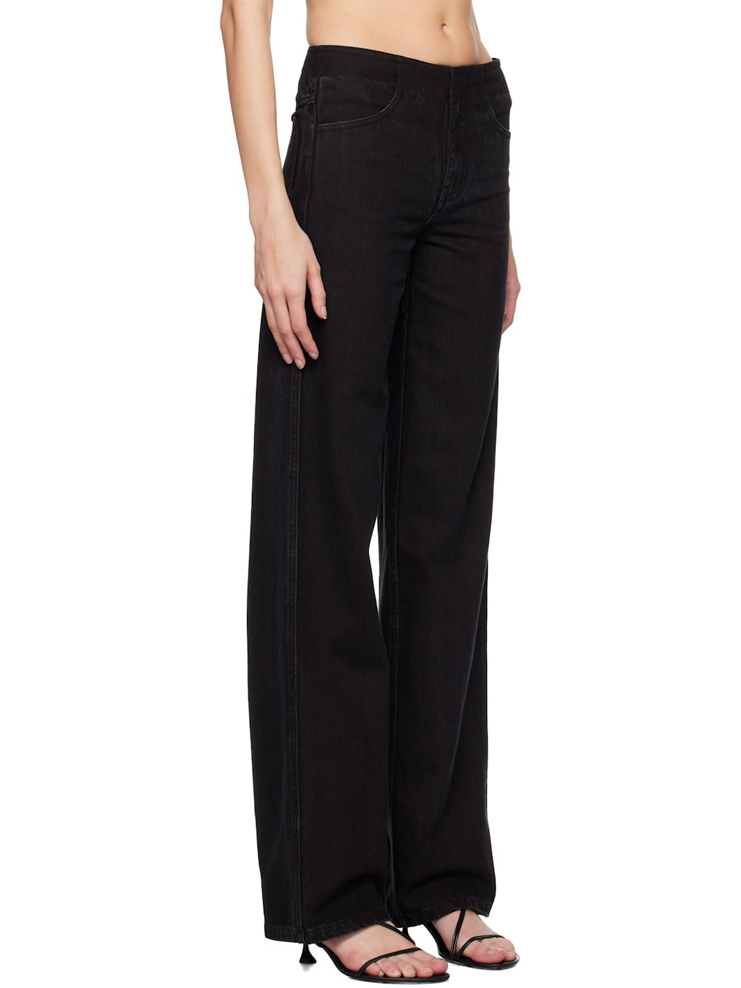 Black Deconstruct Jeans - 2