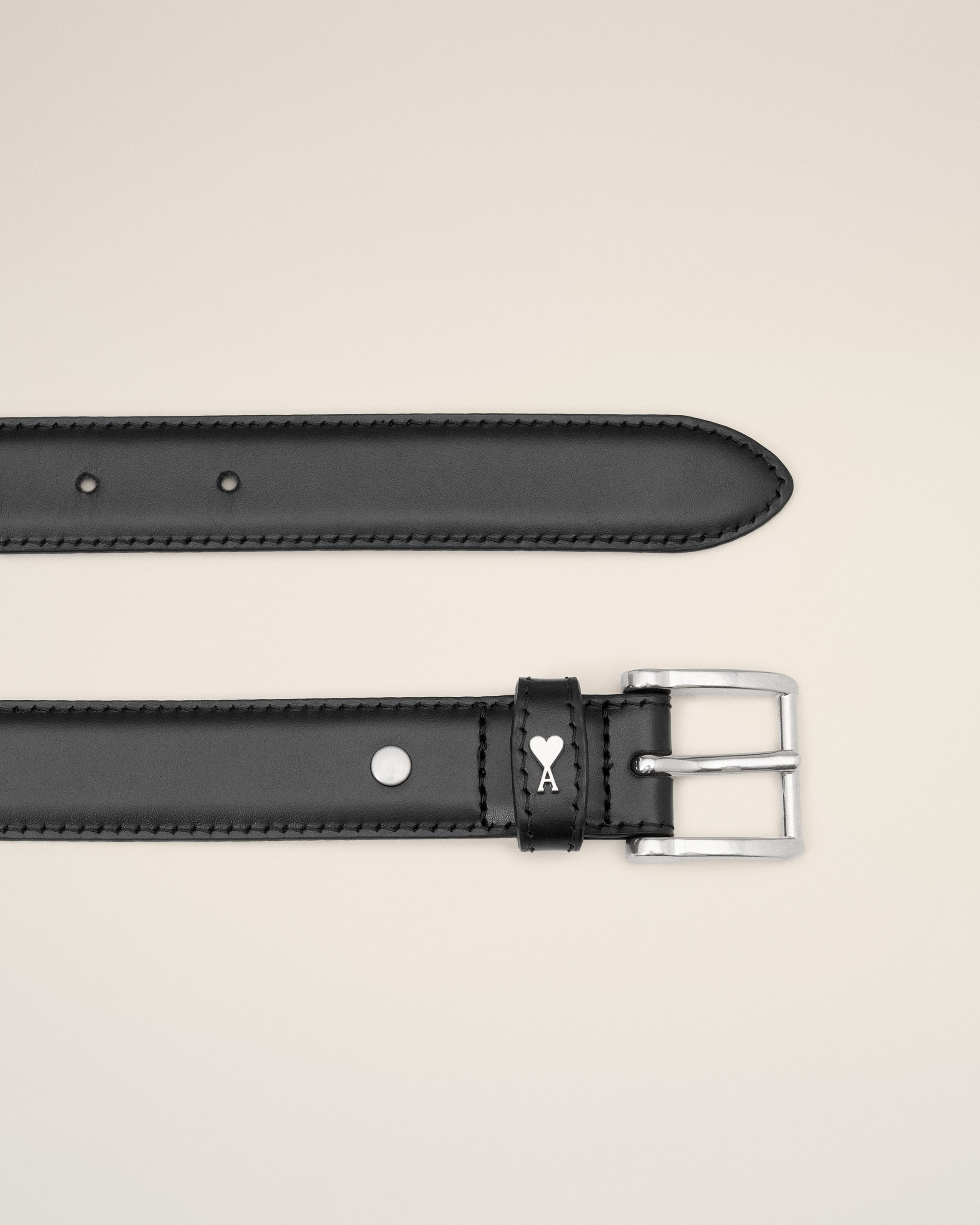 BLACK LEATHER PARIS PARIS BELT - 2