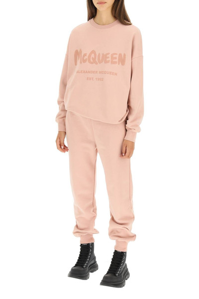 Alexander McQueen GRAFFITI LOGO JOGGERS outlook