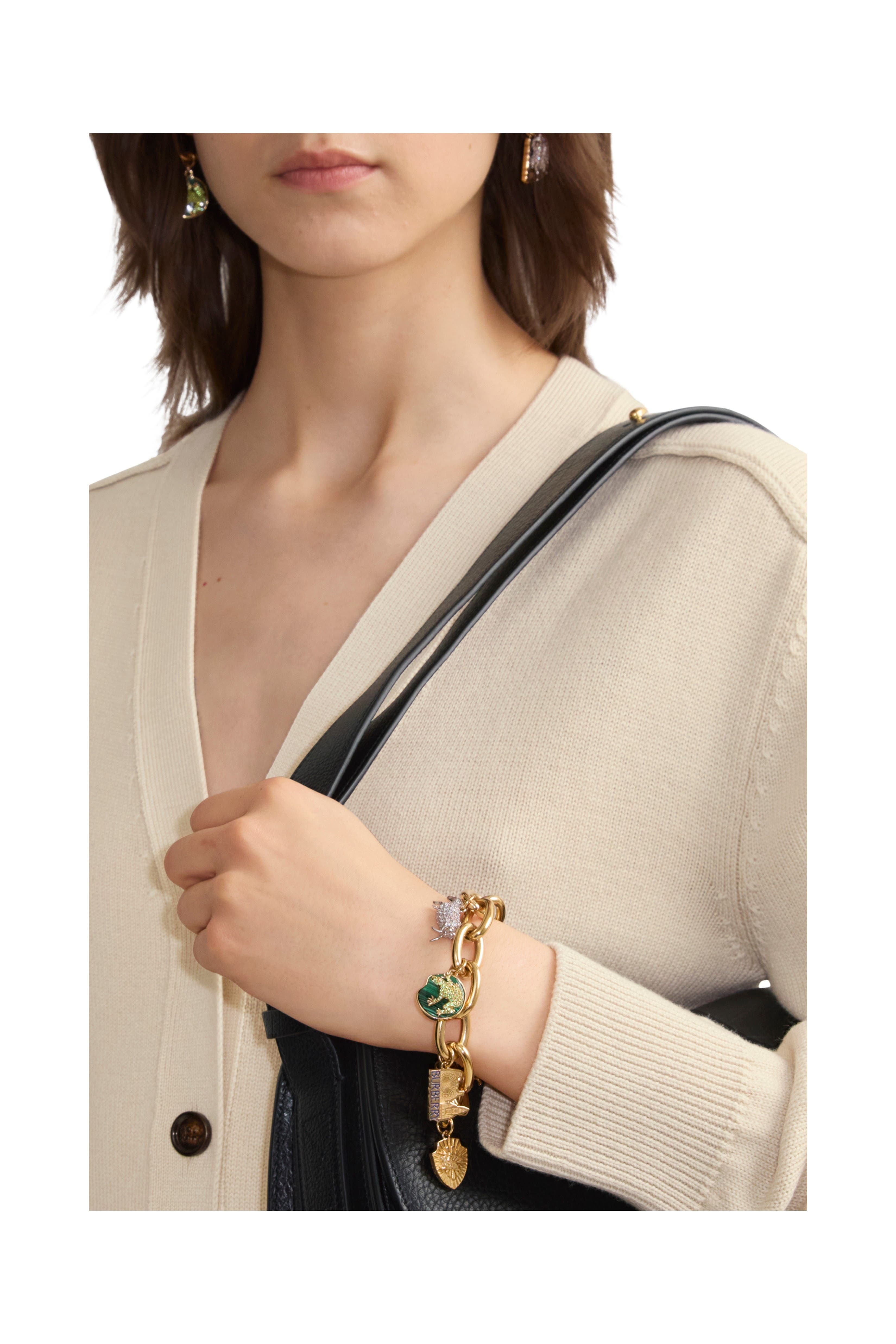 burberry Charm Bracelet in Gold/multicolour at Nordstrom - 2
