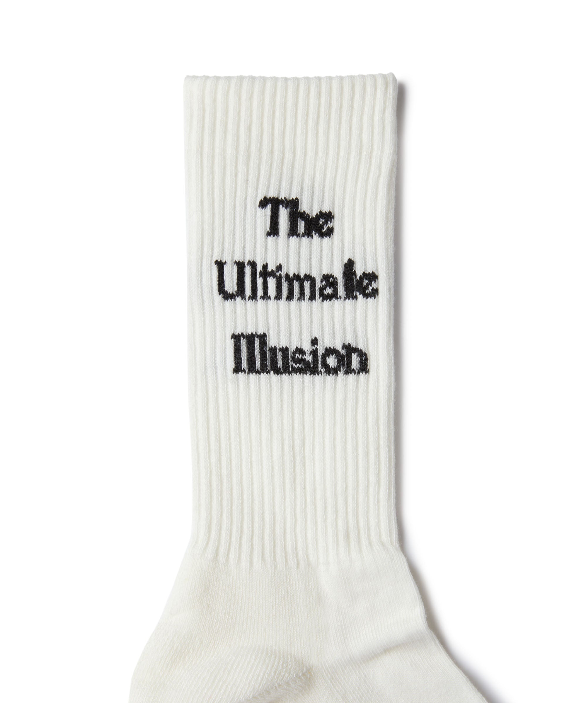 Cotton socks wtih "The Ultimate Illusion" statement - 2