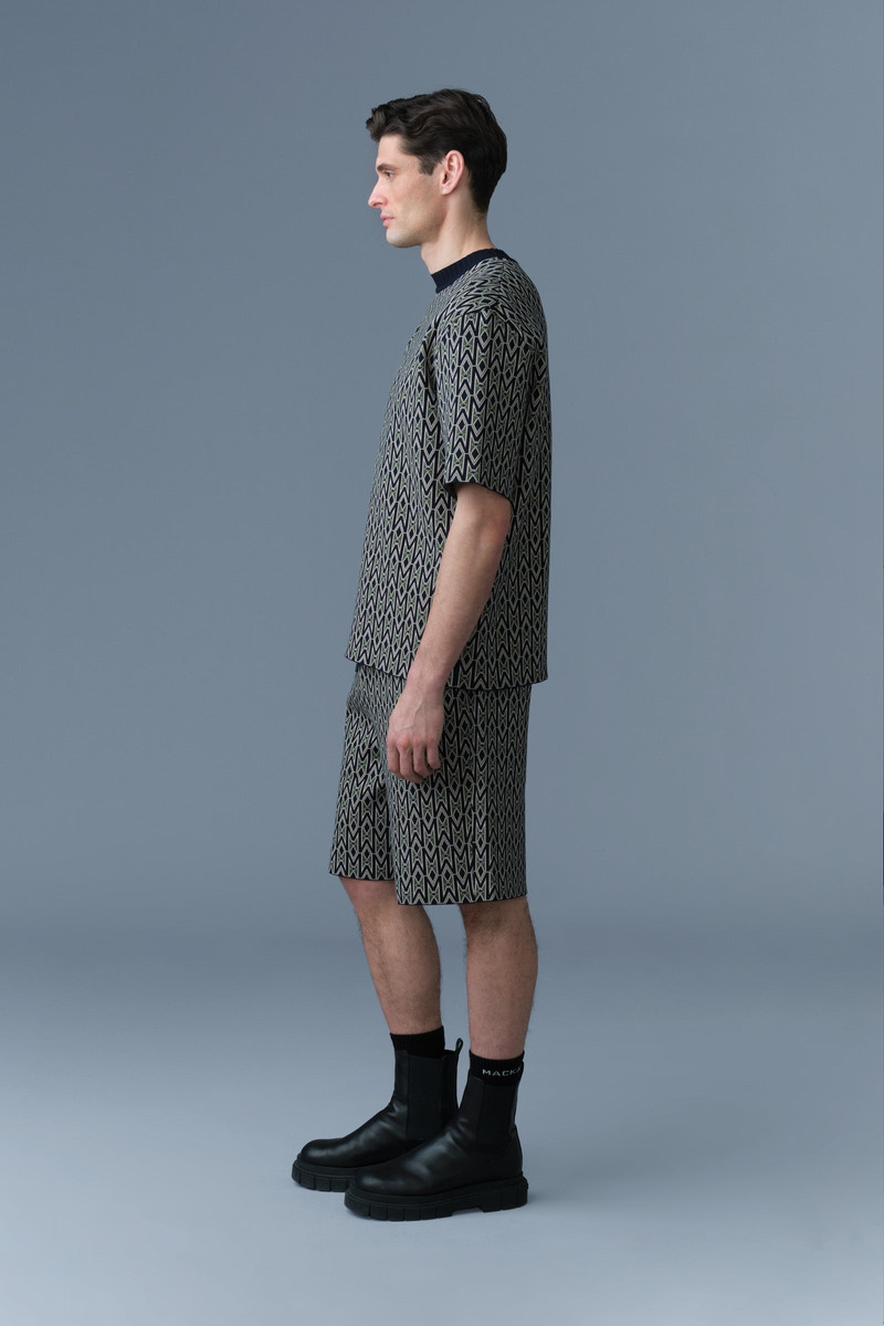 ABRAM-MG Jacquard Monogram Knit Top 3