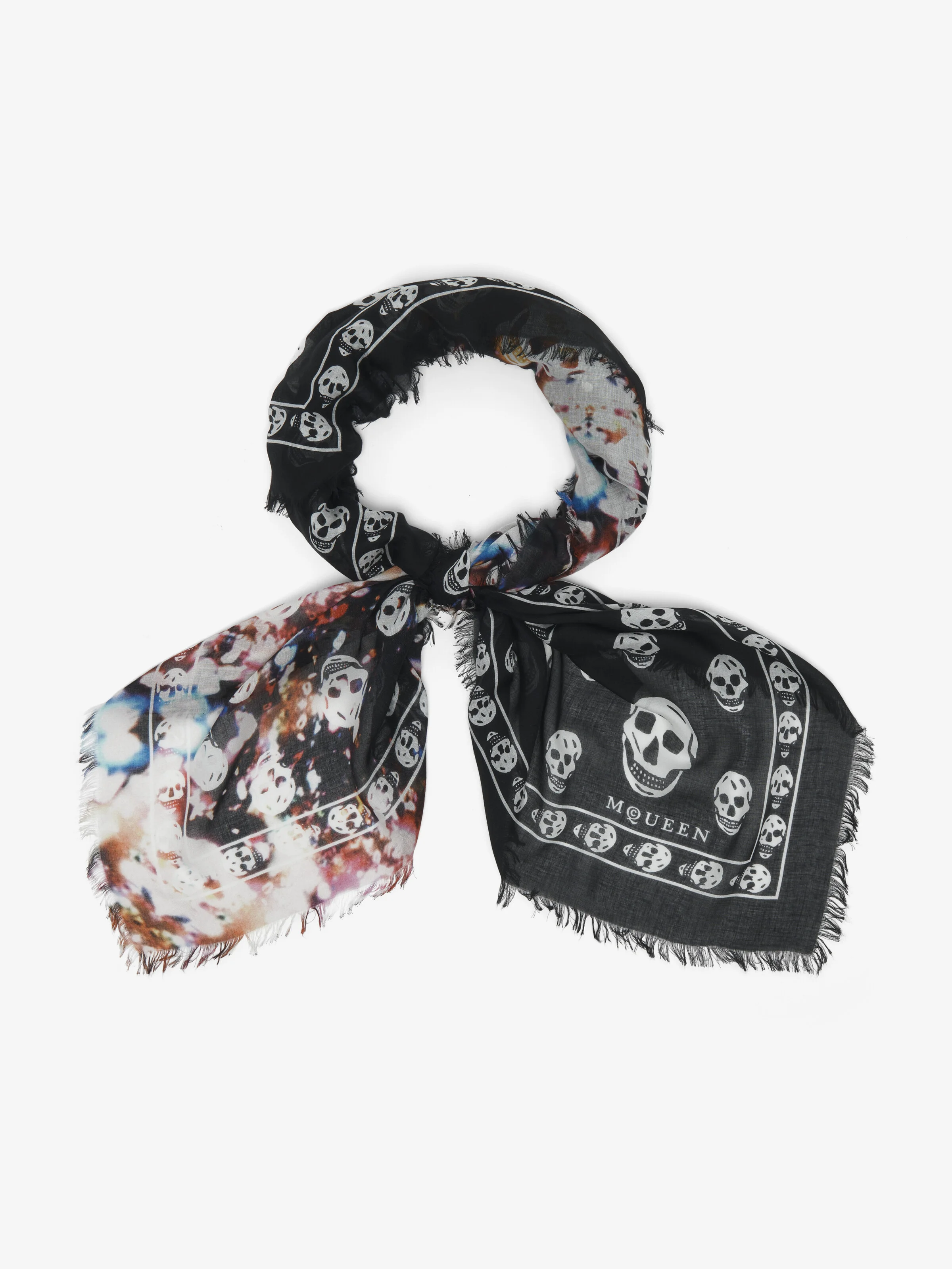 Confetti Skull Scarf - 1
