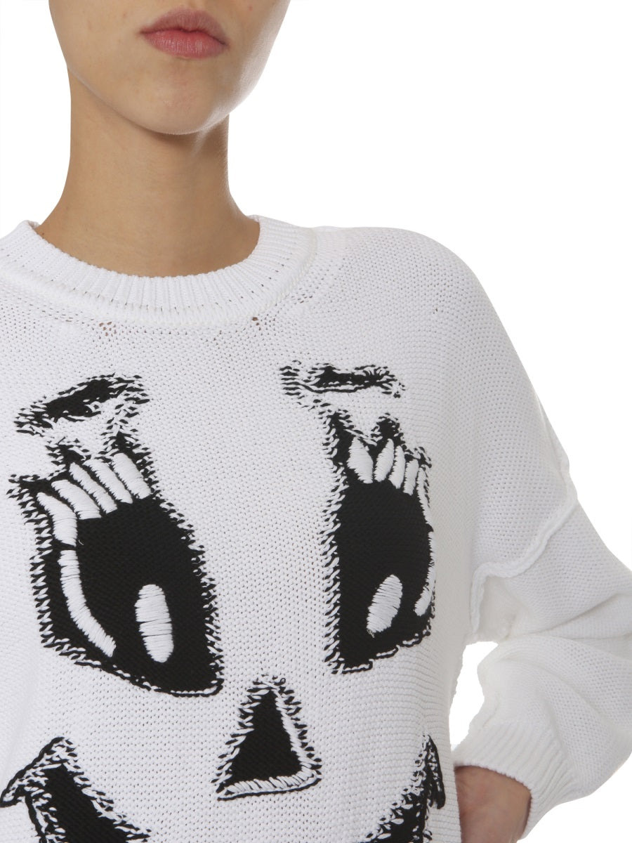 Moschino Women Crew Neck Sweater - 2