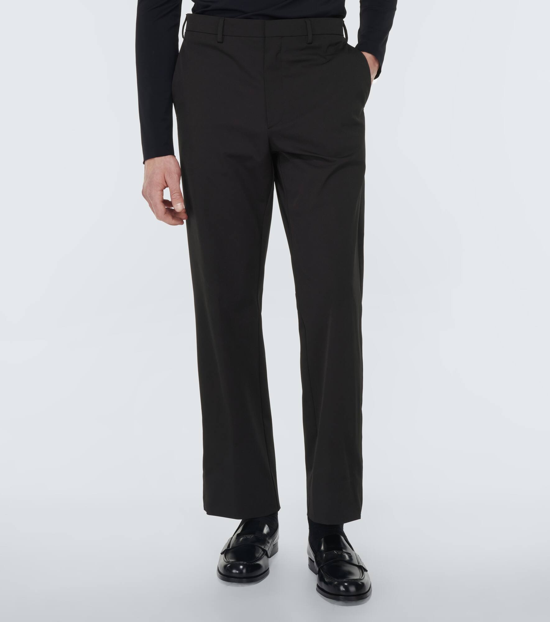 Tailored straight-leg pants - 3