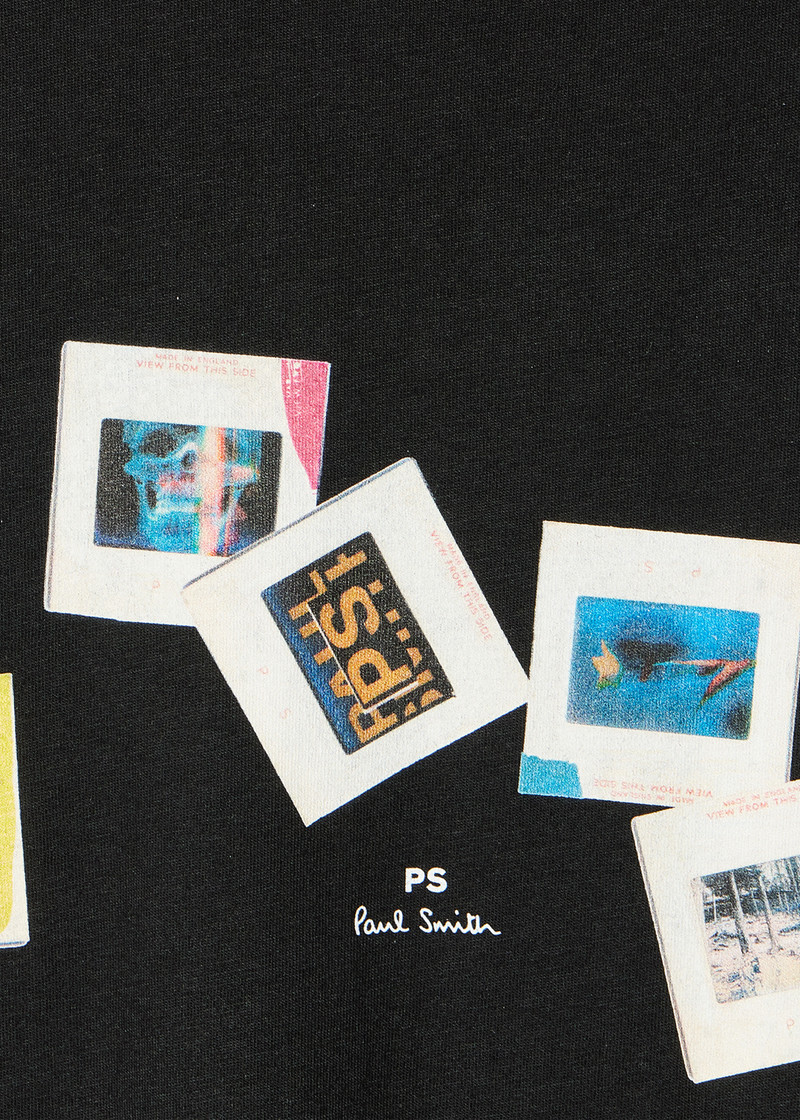 Paul Smith Black 'Slides' T-Shirt outlook