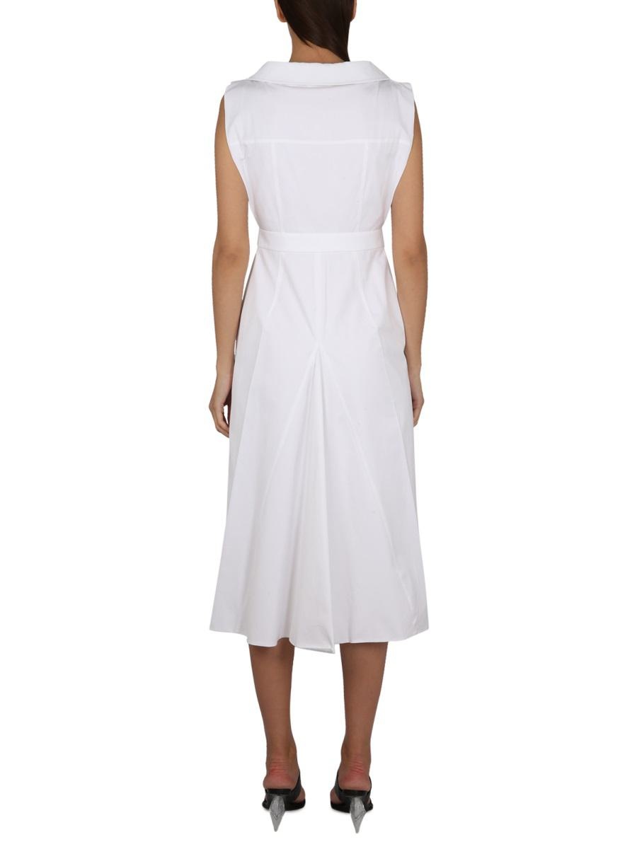 ワンピース alexander mcqueen SS23 COTTON DRESS (745627_QAABC9000) Alexander McQueen ALEXANDER MCQUEEN COTTON DRESS | baltini