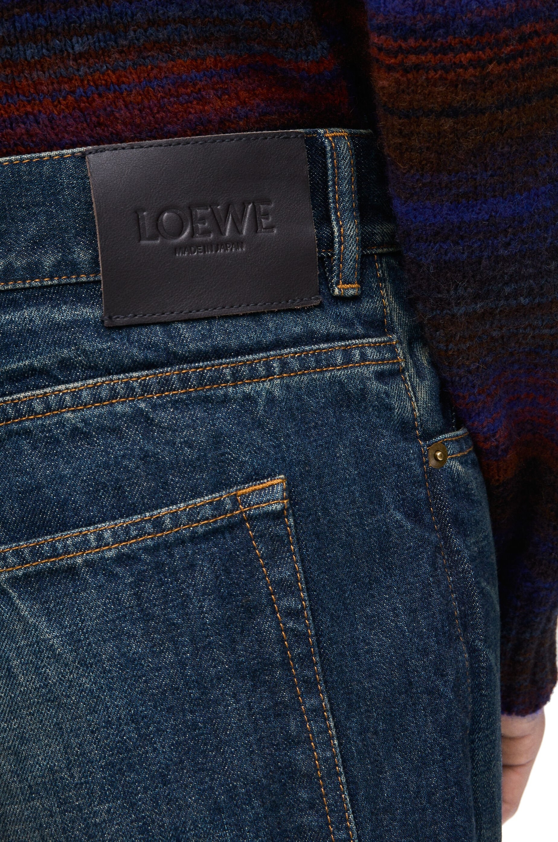 Straight leg jeans in denim - 5
