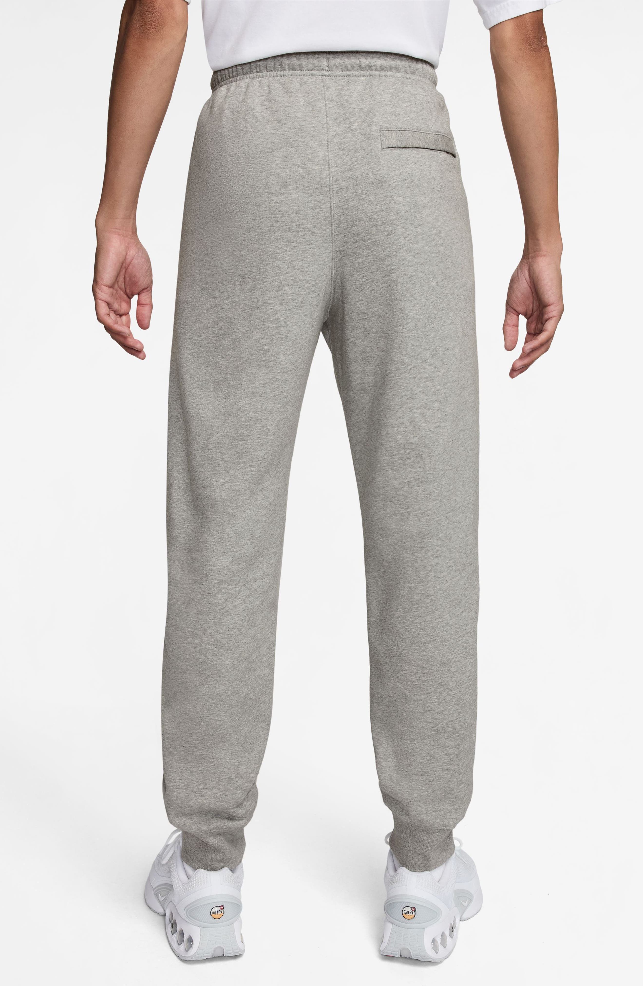 Nike Club Fleece Joggers in Dark Grey Heather/Light Grey at Nordstrom - 2