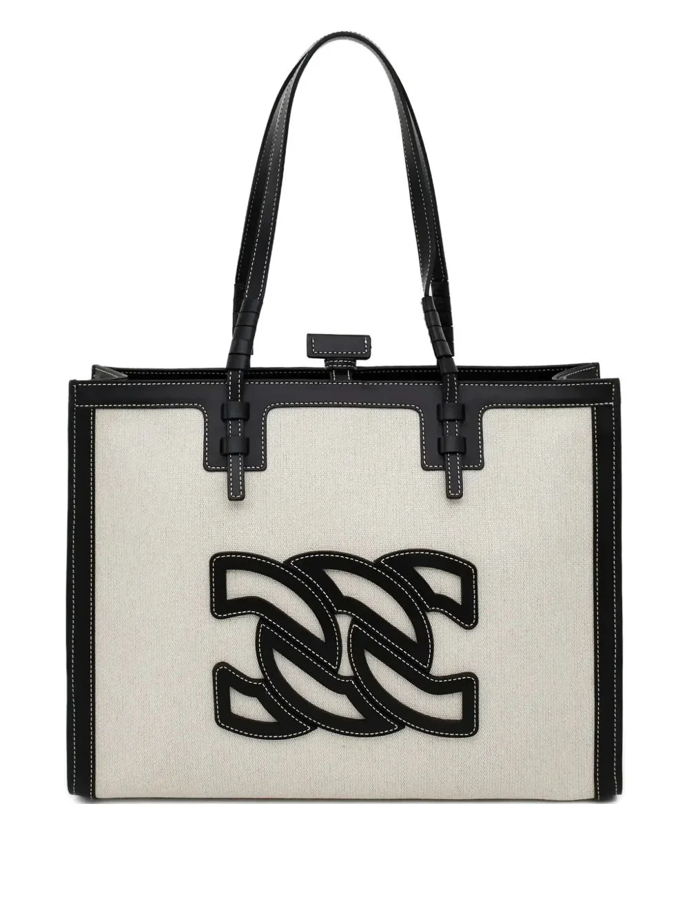 Beaurivage logo-appliqué shoulder bag - 1