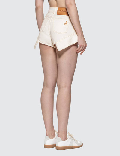 JW Anderson Flared Cuff Denim Shorts outlook