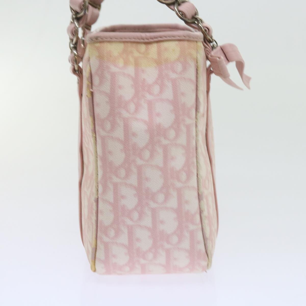 DIOR Trotter Romantic Hand Bag Leather Pink 09 Bo 09 Bo - 4