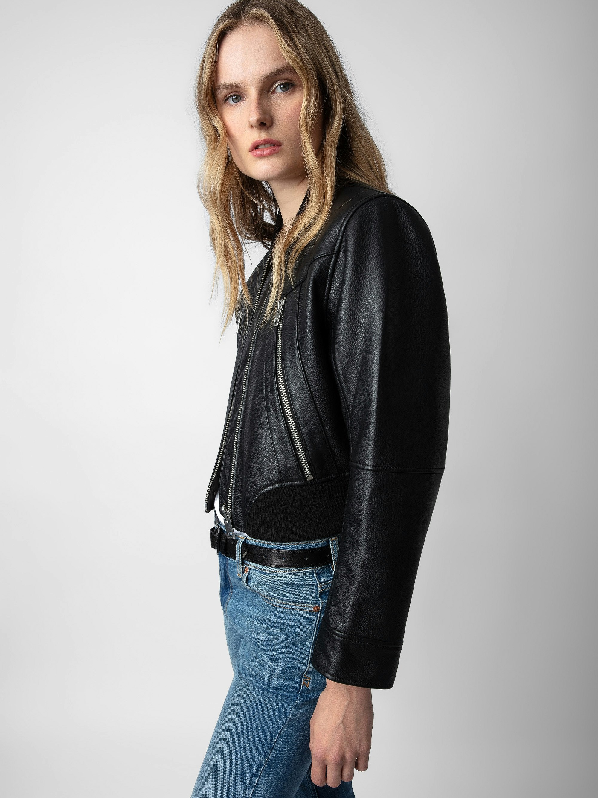 Bunta Reversible Leather Jacket - 4