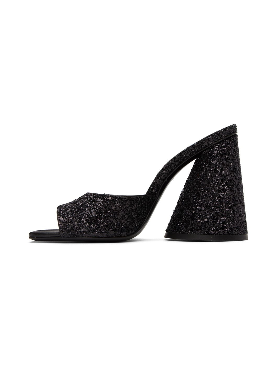 Black Luz Heeled Sandals - 3