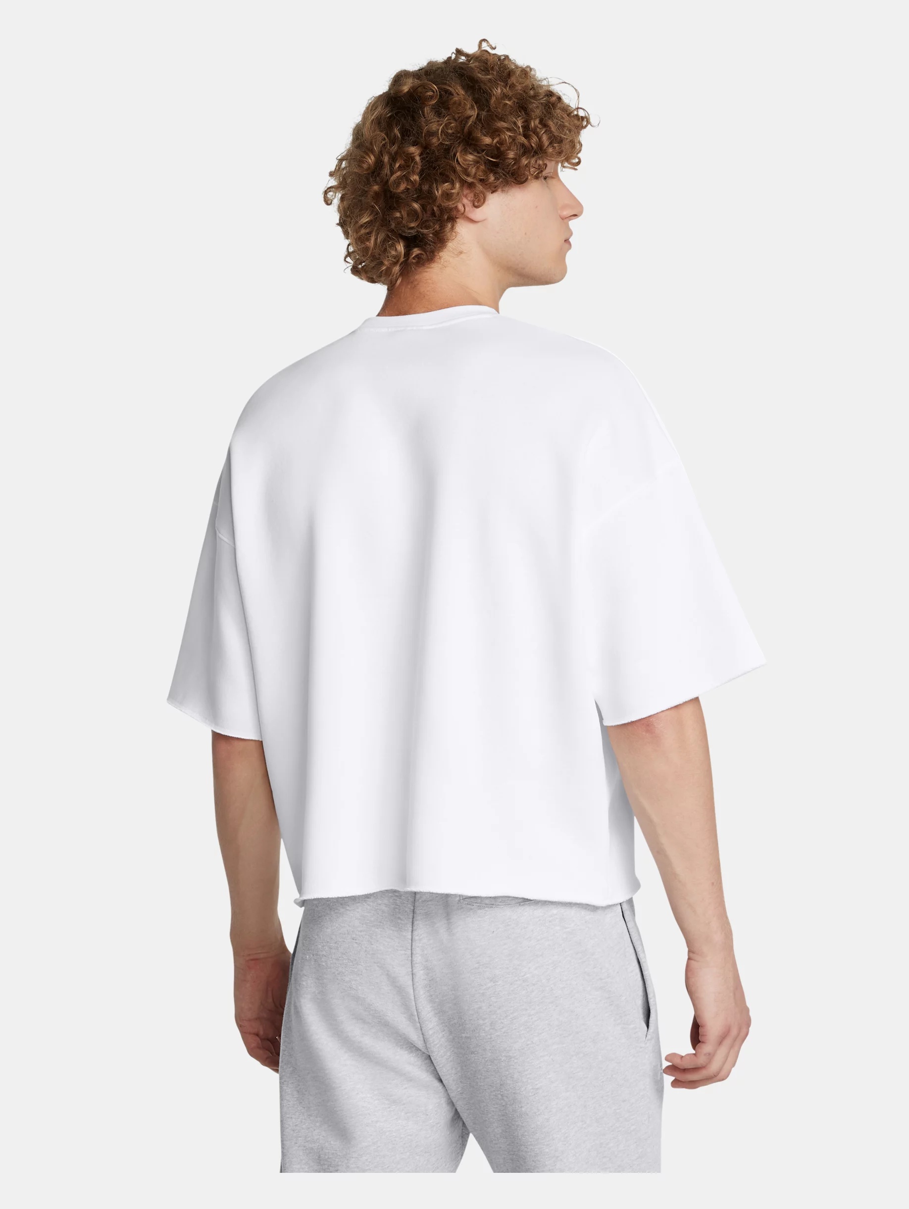 Men's UA Icon Fleece Short Sleeve Crew - 4