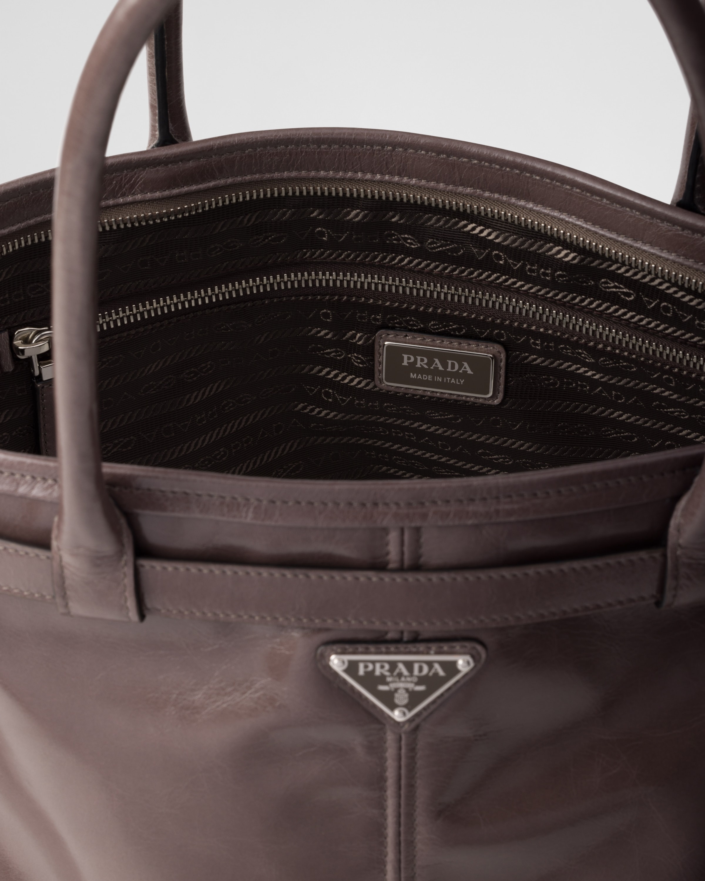 Leather tote bag - 4