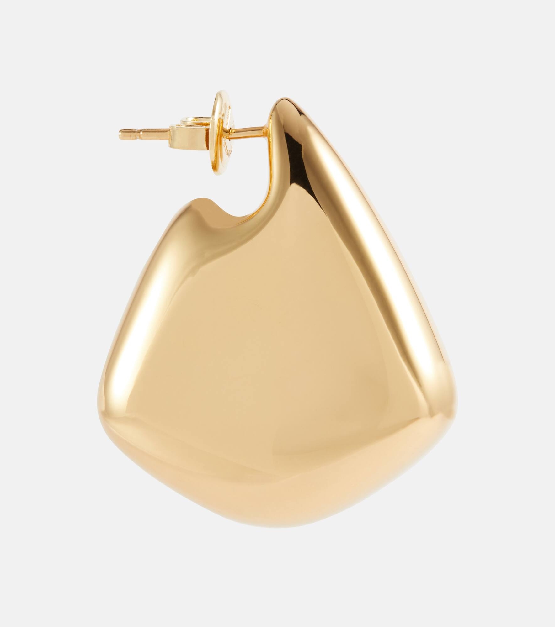 Fin Small 18kt gold-plated sterling silver earrings - 2