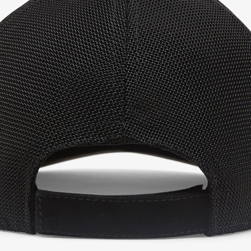 FENDI Black suede baseball cap outlook