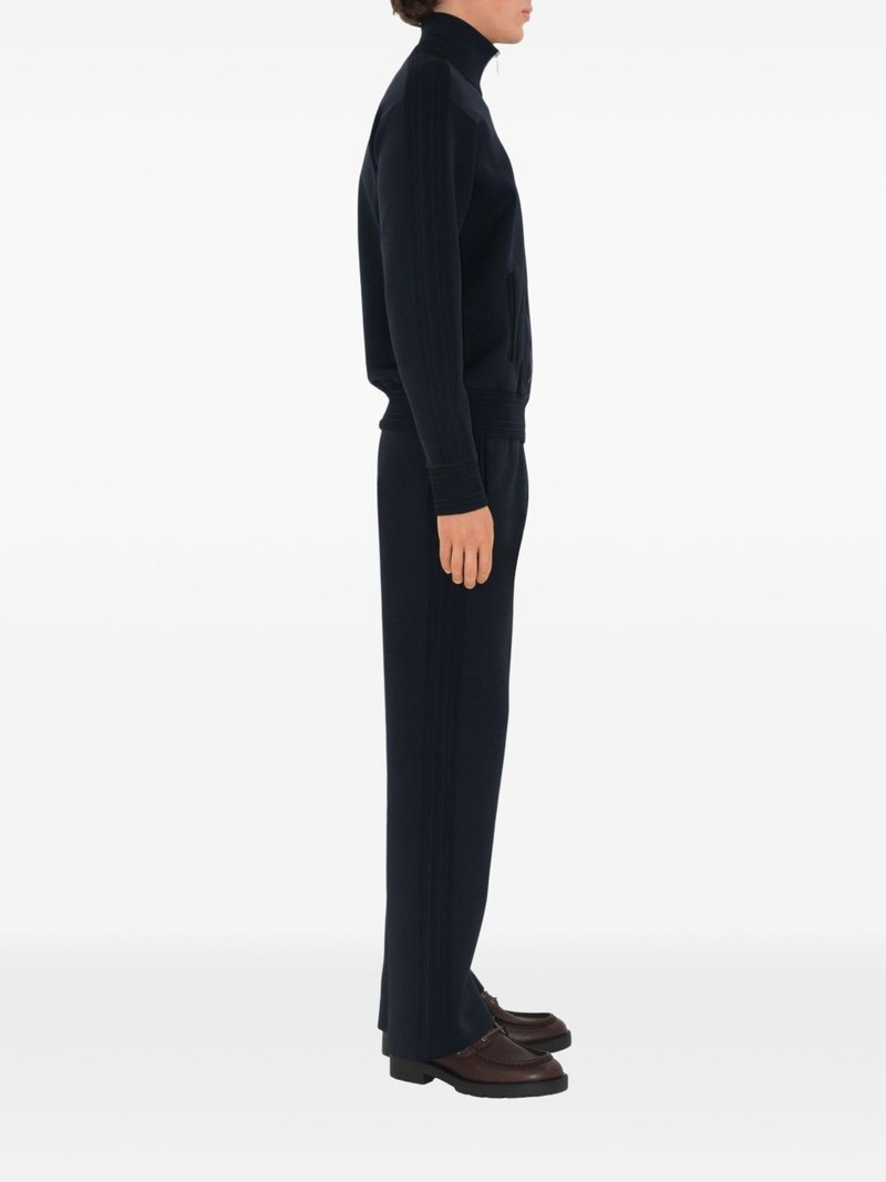 logo-embroidered sport jacket 3