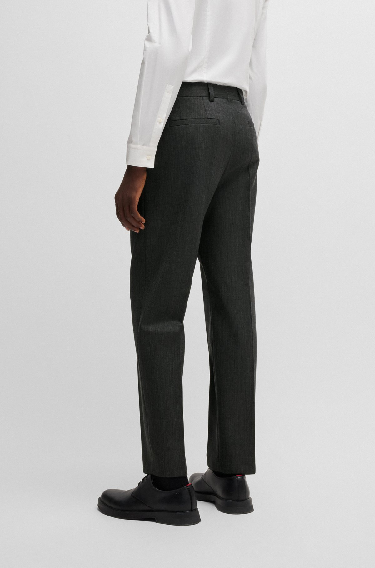 MODERN-FIT SUIT IN MICRO-PATTERNED PERFORMANCE-STRETCH FABRIC - 7