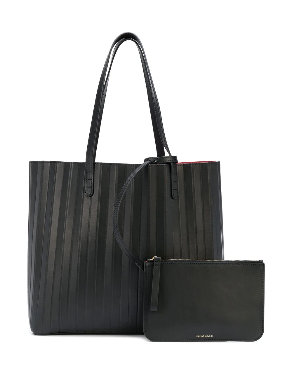 pleated tote bag - 6