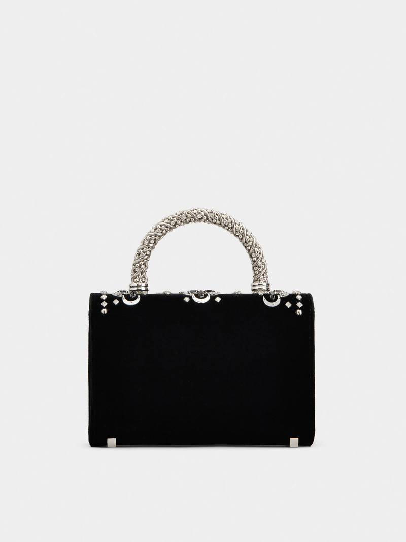 Jewel Efflorescence Mini Bag in velvet 4