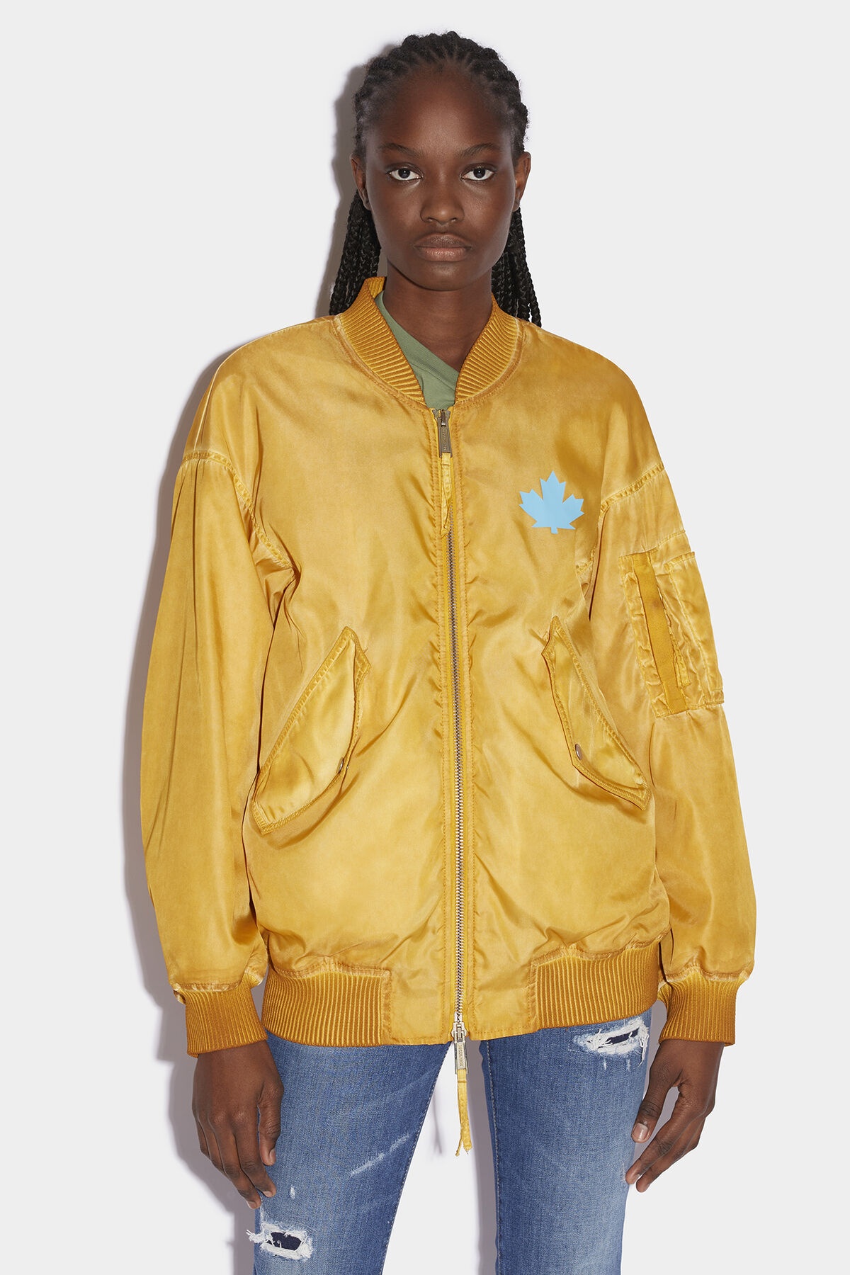 ONE LIFE RECYCLED NYLON OVERSIZED BOMBER - 2