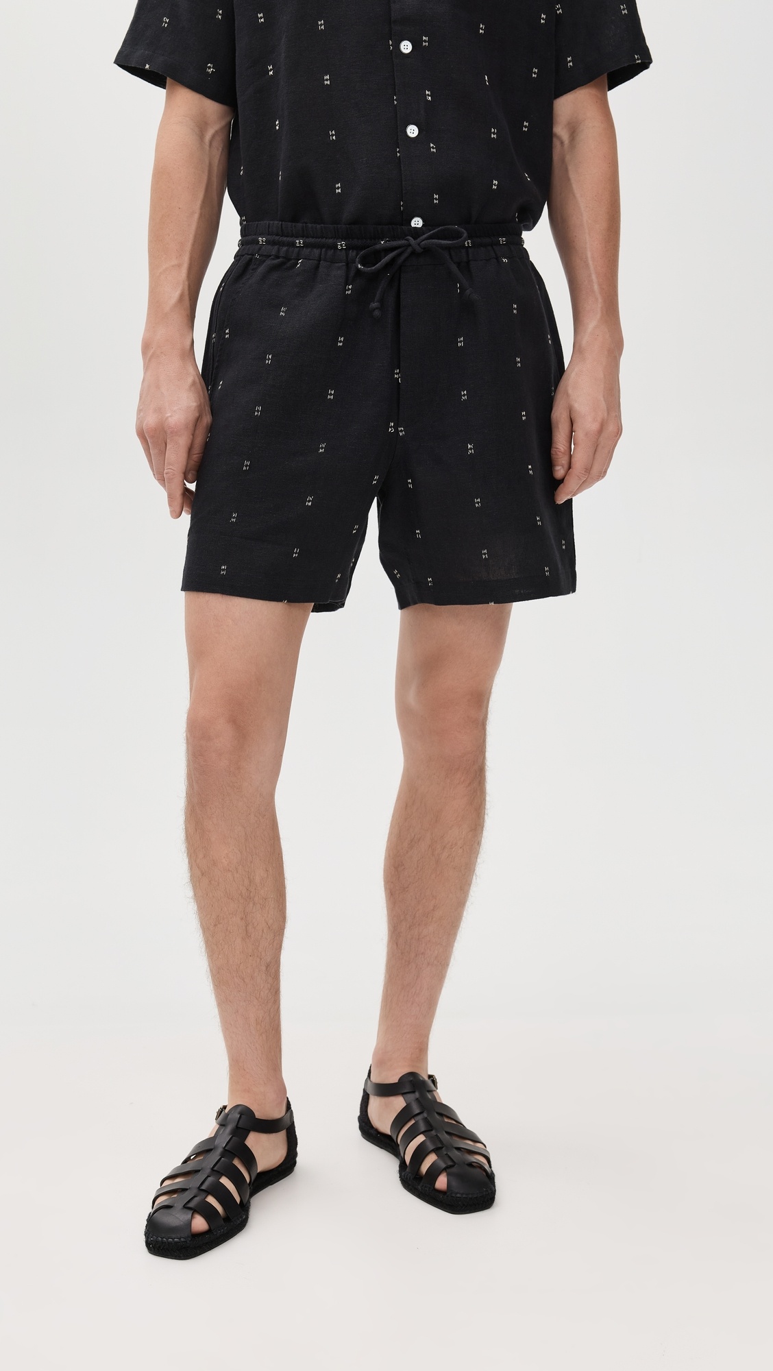 Marc Embroidered Shorts 6.25" - 6