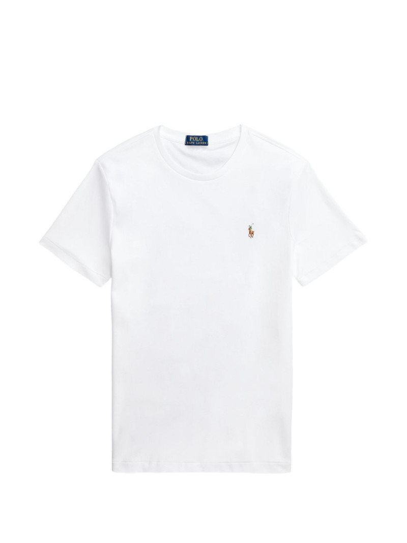 logo-embroidered T-shirt 1