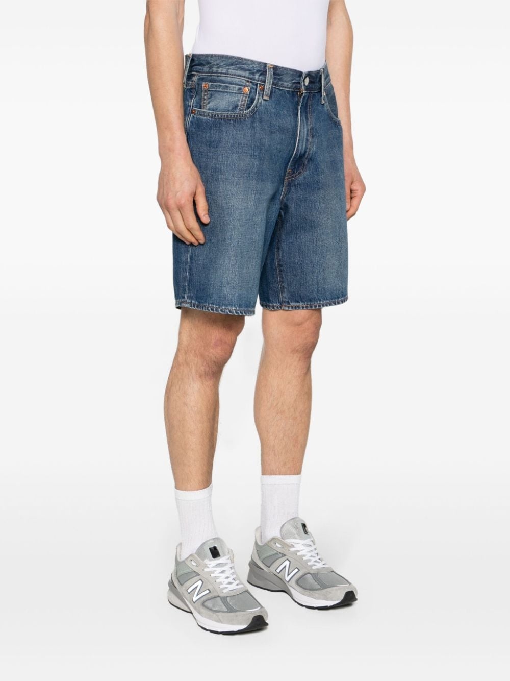 468â¢ mid-rise denim shorts - 3